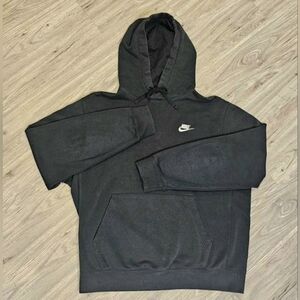 SOLD! Y2K Vintage Nike Fleece Pullover Hoodie Small Logo Men's Size Medium